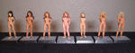 Chain Girls miniatures, Front view
