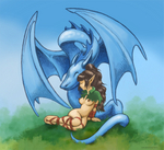 Dingbat Dragon and Pet Pixie—Color