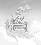 Cat Chariot of the Goddess