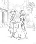 Minstrel Street Encounter
